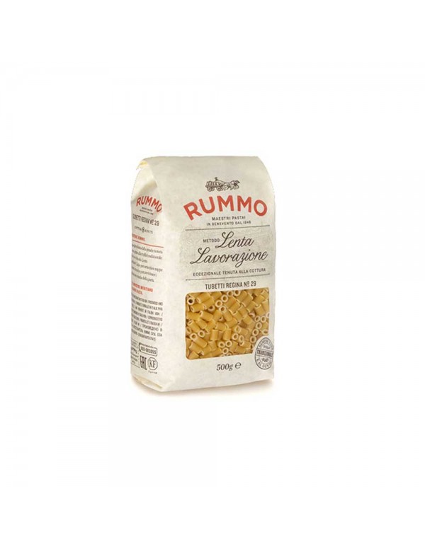 Rummo - Ζυμαρικά 500gr N°029 Tubetti Regina, 768τμχ (παλέτα)