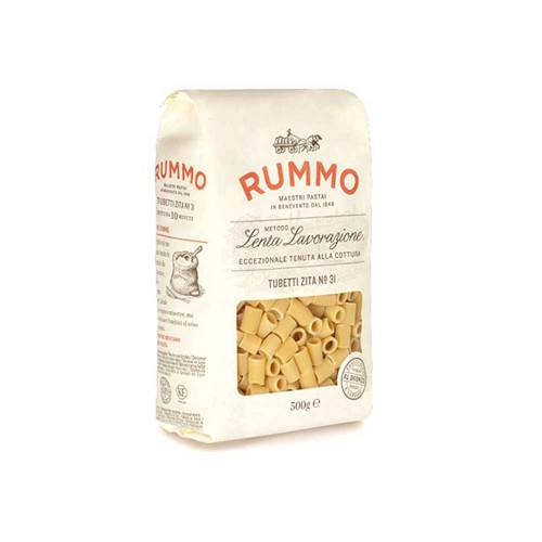 Rummo - Ζυμαρικά 500gr N°031 Tubetti Zita, 640τμχ (παλέτα)