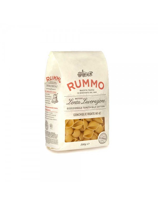Rummo - Ζυμαρικά 500gr N°042 Conchiglie Rigate, 640τμχ (παλέτα)