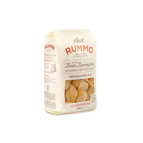 Rummo - Ζυμαρικά 500gr N°147 Conchiglioni Rigati, 288τμχ (παλέτα)
