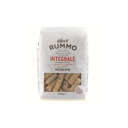 Rummo - Ζυμαρικά ολικής αλέσεως 500gr N°050 Rigatoni, 384τμχ (παλέτα)