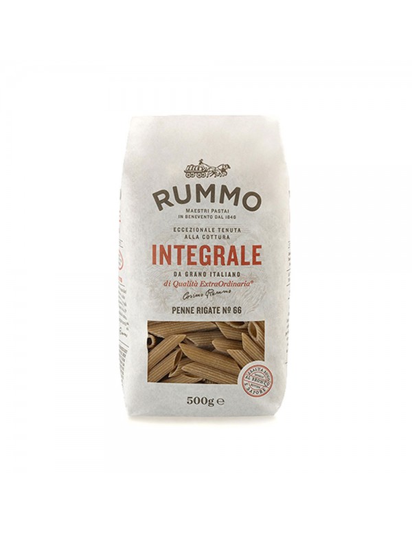 Rummo - Ζυμαρικά ολικής αλέσεως 500gr N°066 Penne Rigate, 640τμχ (παλέτα)