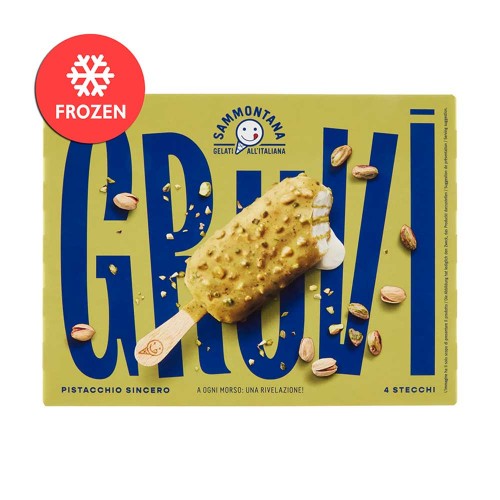 Sammontana - Gruvi 4 Stick 240gr Φιστίκι Αιγίνης, 720τμχ (παλέτα)