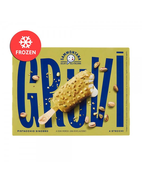 Sammontana - Gruvi 4 Stick 240gr Φιστίκι Αιγίνης, 720τμχ (παλέτα)