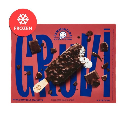 Sammontana - Gruvi 4 Sticks 240gr Stracciatella, 720τμχ (παλέτα)