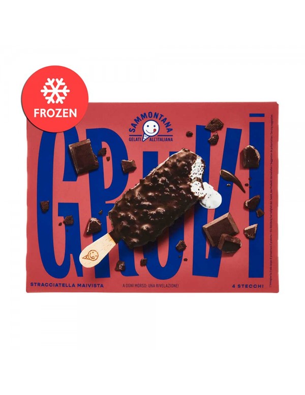 Sammontana - Gruvi 4 Sticks 240gr Stracciatella, 720τμχ (παλέτα)