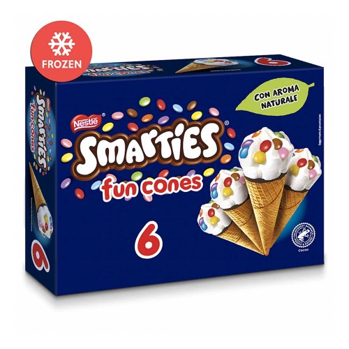 Smarties - Cono Fun 6τμχ x39gr,1008τμχ (παλέτα)