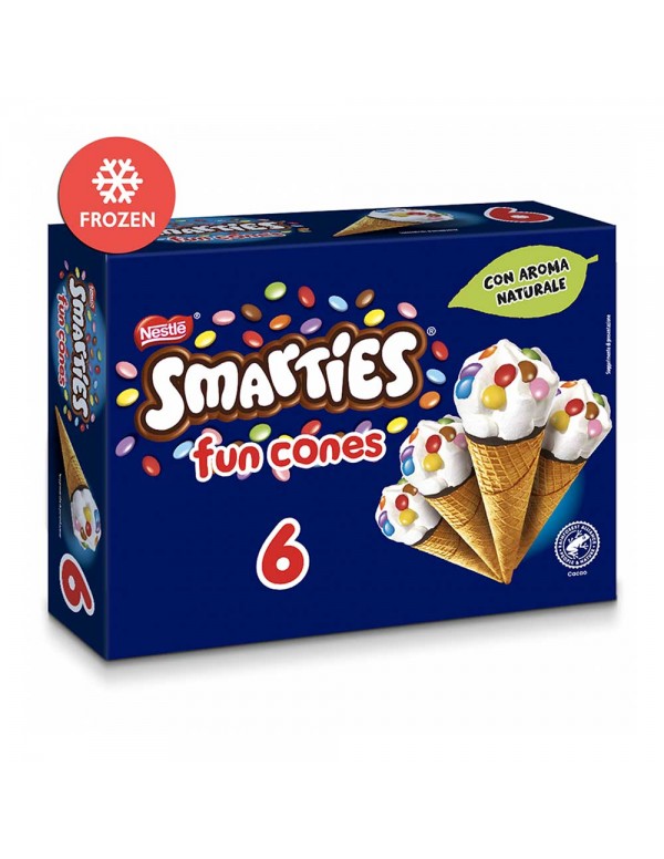 Smarties - Cono Fun 6τμχ x39gr,1008τμχ (παλέτα)