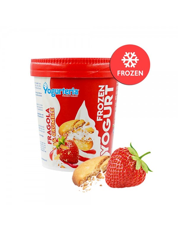 Yogurteria - Frozen 250gr Yogurt Strawberry Crumble, 672 τμχ (παλέτα)